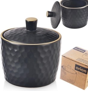 Orion Cukierniczka Cukiernica Ceramiczna Czarna Ozdobna Klasyczna 320 ml (Ori_155404) 6