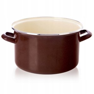 Garnek do Gotowania Emaliowany Tradycyjny na Gaz Indukcję ORION 26 cm, 6,5l 2