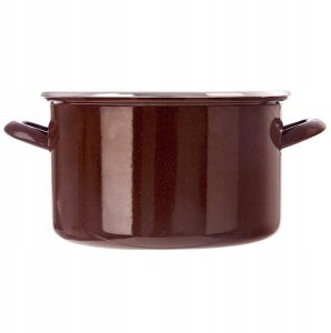 Garnek do Gotowania Emaliowany Tradycyjny na Gaz Indukcję ORION 26 cm, 6,5l 4