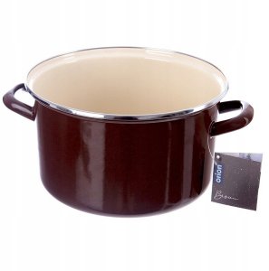 Garnek do Gotowania Emaliowany Tradycyjny na Gaz Indukcję ORION 26 cm, 6,5l 7