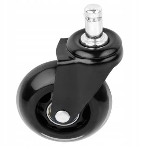 Zestaw Kółka do Fotela Biurowego Kauczukowe VILDE 6,3 cm / 10 mm 5 szt. 5