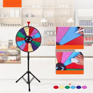 Vevor Koło fortuny do losowania nagród tablica ścieralna gra imprezowa 60x153cm 14