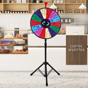Vevor Koło fortuny do losowania nagród tablica ścieralna gra imprezowa 60x153cm 7