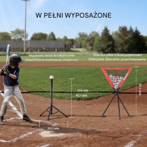 Vevor Siatka treningowa 2,1 m x 2,4 m do baseballu i softballu 5