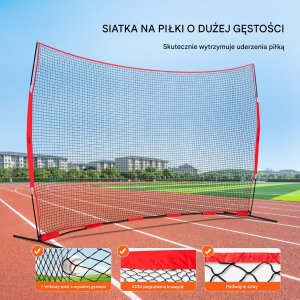 Vevor Siatka sportowa 5x3m przenośna baseball piłka nożna siatkówka ogród 3