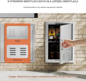 Vevor Drzwi do Grilla ze Stali Nierdzewnej 10