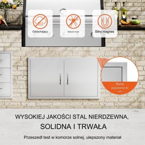 Vevor Podwójne Drzwi do Grilla 12