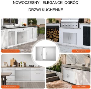 Vevor Podwójne Drzwi do Grilla 11