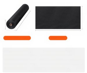 Geowłóknina ochronna, włóknina drogowa 1x50m 8