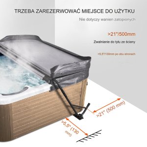 Vevor Pokrywa do Wanny z Hydromasażem 11