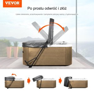 Vevor Pokrywa do Wanny z Hydromasażem 13