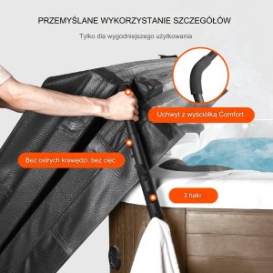 Vevor Pokrywa do Wanny z Hydromasażem 10