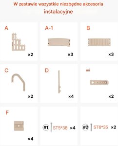 Drabinka basenowa 3 stopnie stalowa z poręczami do basenów 91-122 cm 11