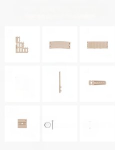Drabinka basenowa 3 stopnie stalowa z poręczami do basenów 91-122 cm 5