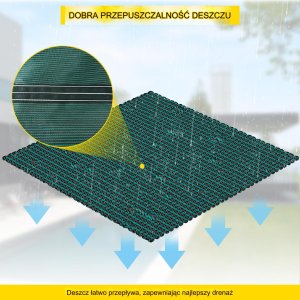 Pokrywa plandeka folia na basen 5,4x12,8m 6