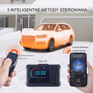Ogrzewanie postojowe diesla 12V 8kW z panelem LCD i sterowaniem Bluetooth 6