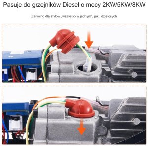 Zestaw Świec Żarowych Nagrzewnicy Diesel 9