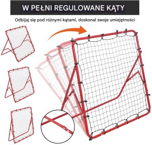 Bramka treningowa 99 cm przenośna regulowany kąt - do odbijania piłki 2