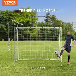 Dwustronna Siatka Bramka do Piłki Nożnej 2