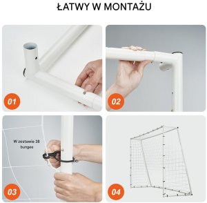Dwustronna Siatka Bramka do Piłki Nożnej 5
