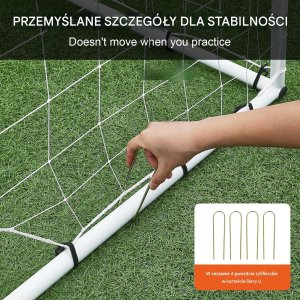 Dwustronna Siatka Bramka do Piłki Nożnej 6