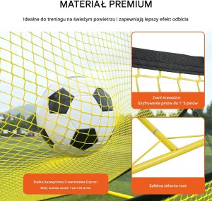 Przenośna Siatka do Piłki Nożnej 2 w 1 4