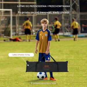 Przenośna Siatka do Piłki Nożnej 2 w 1 5