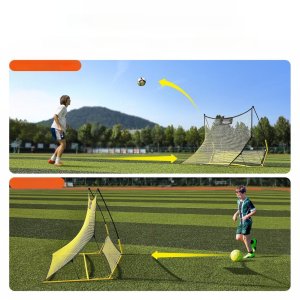 Przenośna Siatka do Piłki Nożnej 2 w 1 9