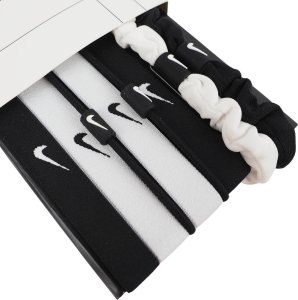 Nike Gumki do włosów Nike Flex Hair Ties 8 szt. biało-czarne N1011934127OS 2