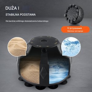 Profesjonalna Torba Bokserska z Obrotowym Drążkiem Czerwona 5