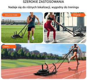 Sanki Treningowe do Ćwiczeń Profesjonalne - Nośność 227 kg 6