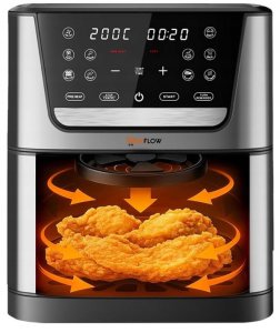 AIR FRYER FRYTKOWNICA BEZTŁUSZCZOWA DUŻA MISA XXL 8L 1800W PANEL DOTYKOWY 8