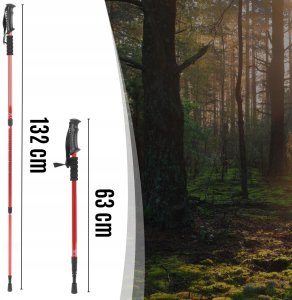 KIJE NORDIC WALKING KIJKI SKŁADANE REGULOWANE DO CHODZENIA TELESKOPOWE 13