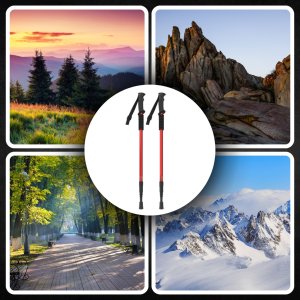 KIJE NORDIC WALKING KIJKI SKŁADANE REGULOWANE DO CHODZENIA TELESKOPOWE 3