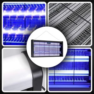 LAMPA OWADOBÓJCZA UV NA OWADY KOMARY ĆMY MOLE DUŻA SKUTECZNA MOCNA 60W 3