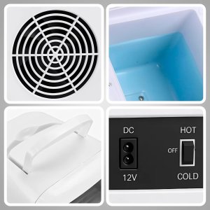 LODÓWKA SAMOCHODOWA TURYSTYCZNA PRZENOŚNA CHŁODZENIE I GRZANIE 12V DO AUTA 9