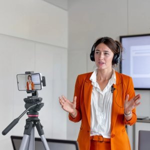 INTELIGENTNY BEZPRZEWODOWY MIKROFON KRAWATOWY 18