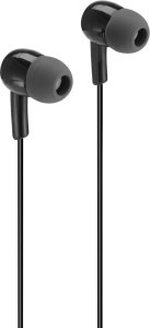 SŁUCHAWKI DOKANAŁOWE “GLOSS II“ CZARNE 2