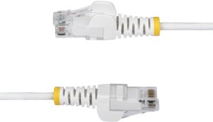 StarTech N6PAT100CMWHS kabel sieciowy Biały 1 m Cat6 U/UTP (UTP) 2