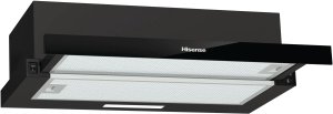 Hisense  450 m/h  platums 60 cm  melna - Iebuvejams tvaika nosucejs MH6TL2MB (3838782627880) 2