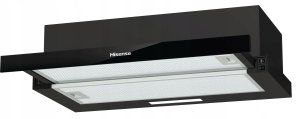 Hisense  450 m/h  platums 60 cm  melna - Iebuvejams tvaika nosucejs MH6TL2MB (3838782627880) 3