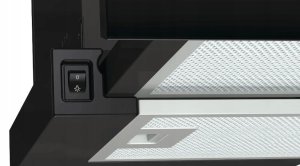 Hisense  450 m/h  platums 60 cm  melna - Iebuvejams tvaika nosucejs MH6TL2MB (3838782627880) 7