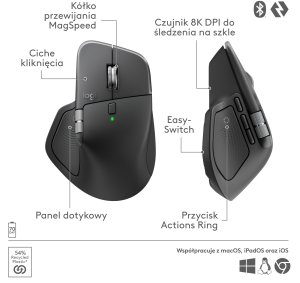 Mysz Logitech MX Master 4 grafitowa (910-007562) 13