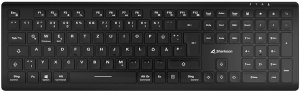 Klawiatura Sharkoon Sharkoon OfficePal K30W DE Layout Rubberdome black 2