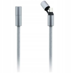 Kabel USB Karl Lagerfeld USB-C - USB-C 1.5 m Szary (KLCCUCNMSCKIG) 3