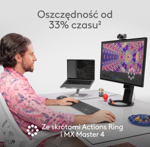 Mysz Logitech MX Master 4 szara (910-007563) 3