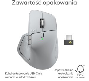 Mysz Logitech MX Master 4 szara (910-007563) 11