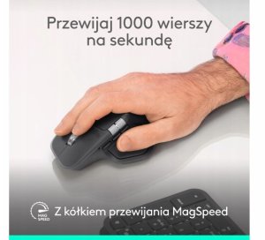 Mysz Logitech MX Master 4 szara (910-007563) 4