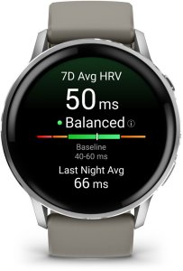 Garmin Venu 4 Smartwatch 45mm schwarz/silber 2