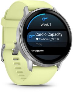 Garmin Venu 4 Smartwatch 45mm grau/silber zitrone 2